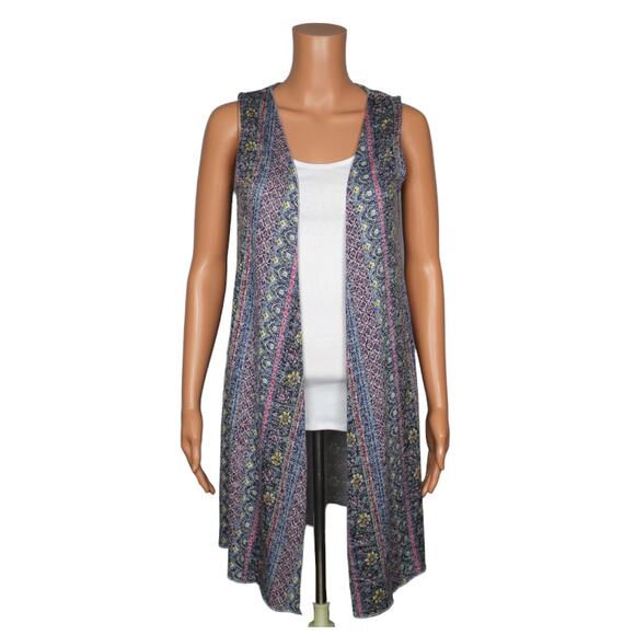 Knitworks Sleeveless Cardigan Women Size Large - Picture 1 of 4